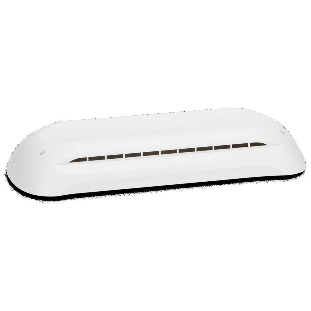 RV Refrigerator Vent Cover, Base and Cap, Polar White V22986