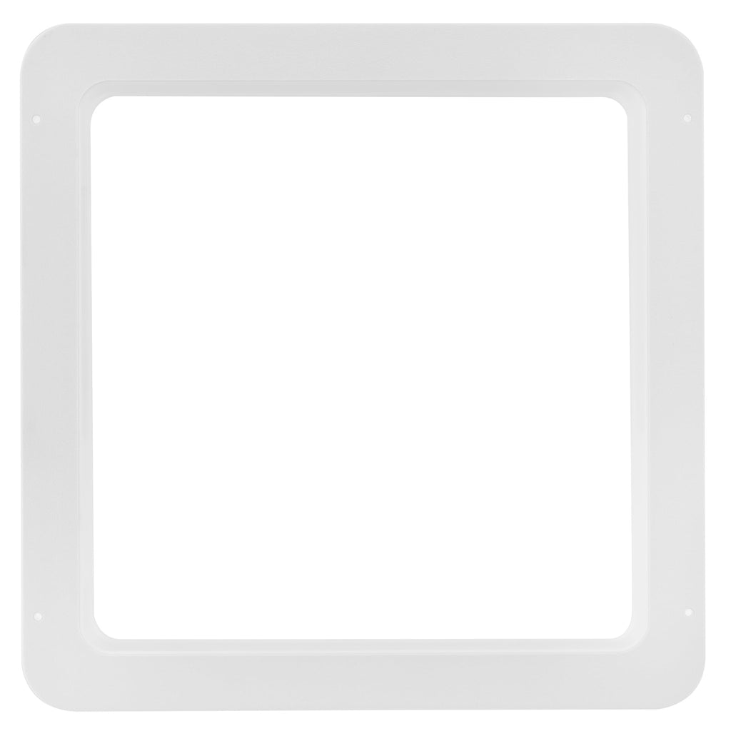 White 13" x 13" RV Vent Garnish Ring C7329
