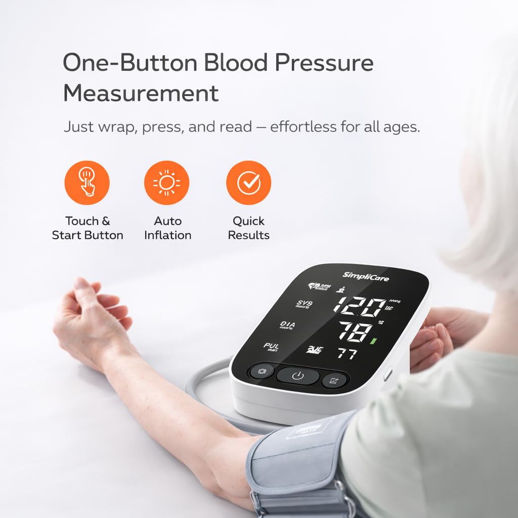 Blood Pressure Monitor with XL Cuff and LED Display L3219