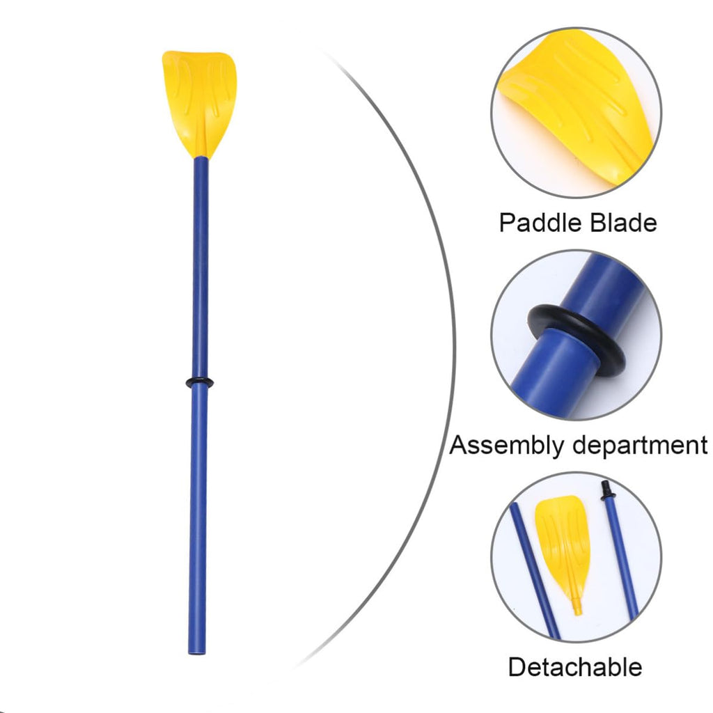 Detachable Plastic Boat Paddle with Aluminum Alloy Poles Q66201