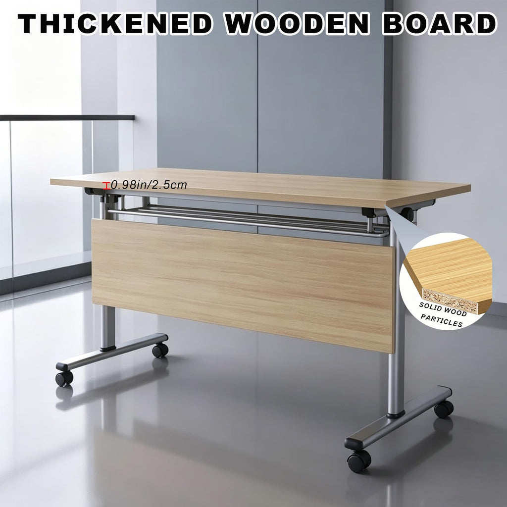 Folding Conference Table with Lock Casters K727484