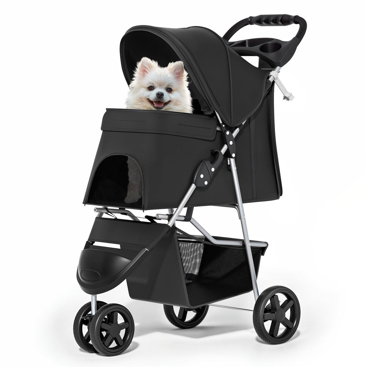 Black Pet Stroller J321368
