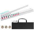 Pine Wood Mahjong Racks with Pushers Set of 4 A50032
