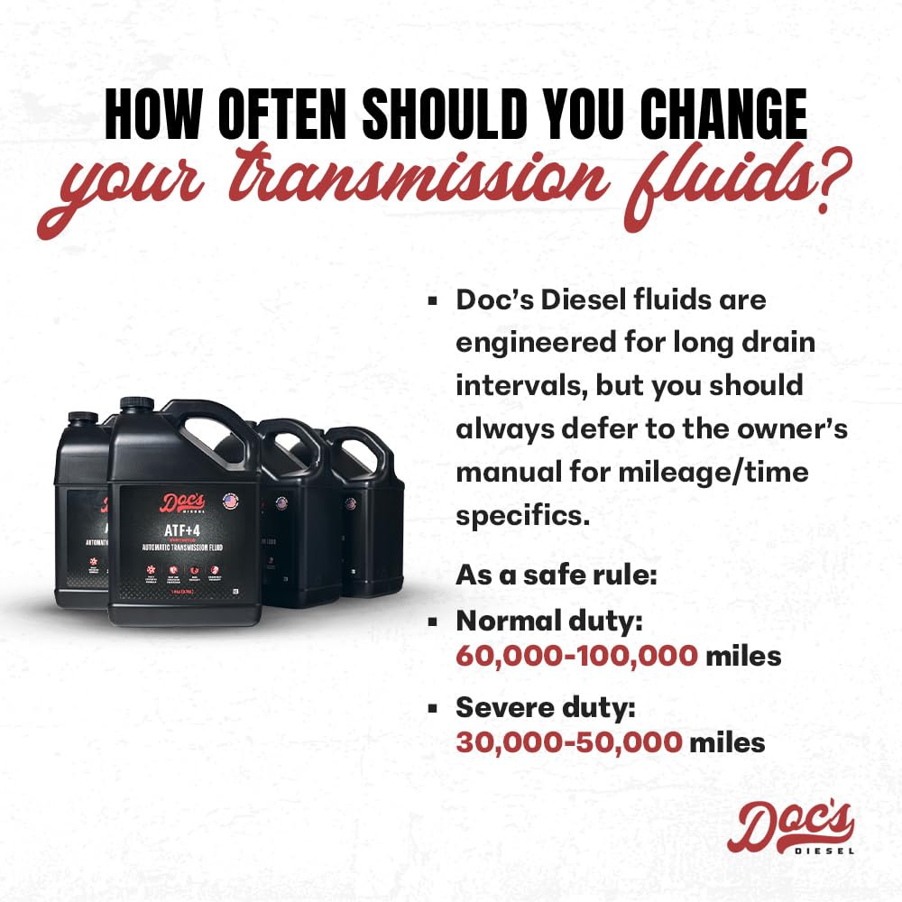 High Mileage Full Synthetic Automatic Transmission Fluid, 1-Gallon H718255