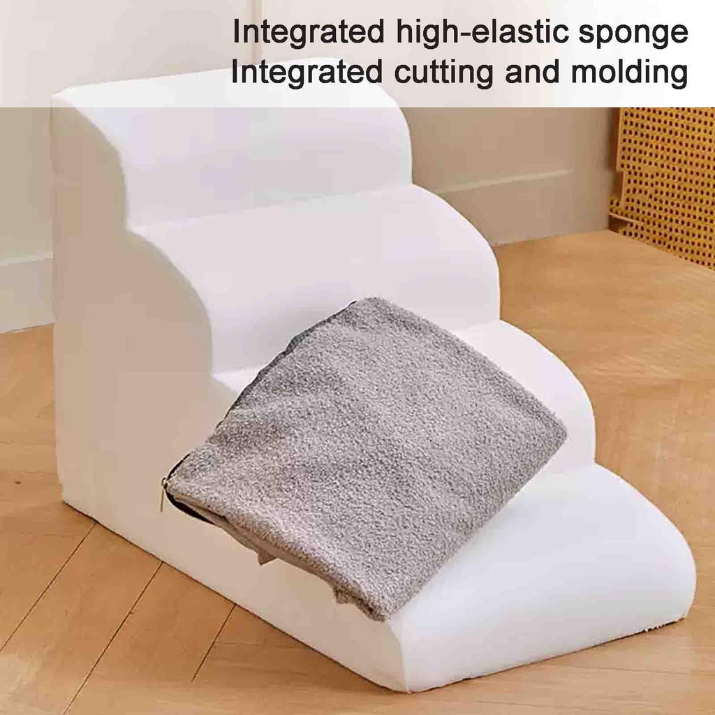 3-Step Non-Slip Dog Stairs with Handle V436