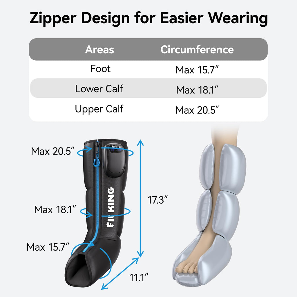 Cordless Foot and Calf Massage Boots D11688