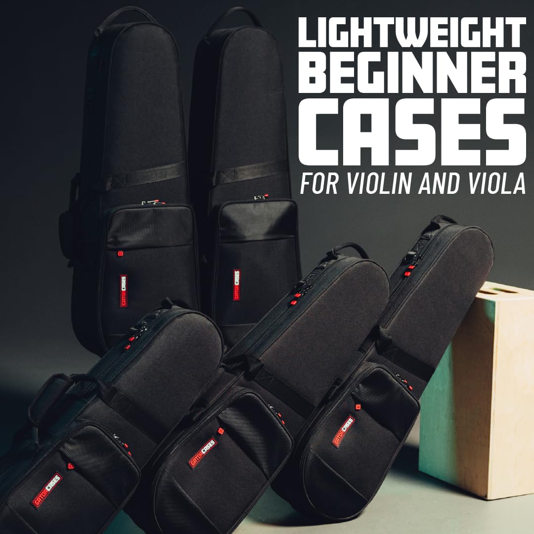 Lightweight 1/2-size Violin Case with Shoulder Strap X319