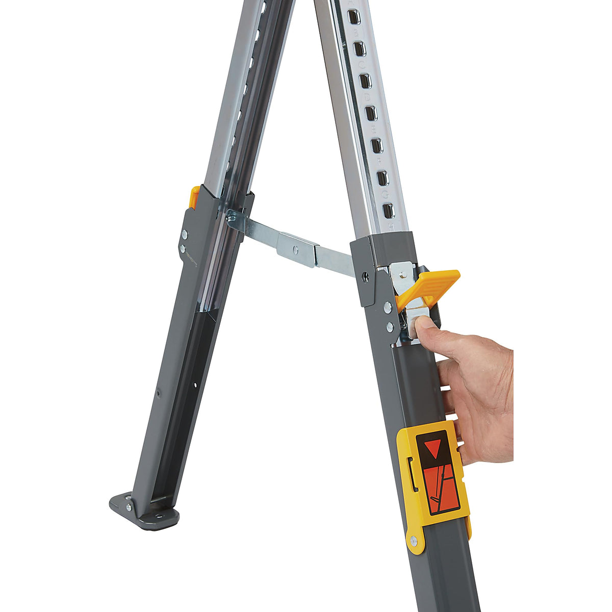 32in. Adjustable Steel Sawhorses, Pair F3023