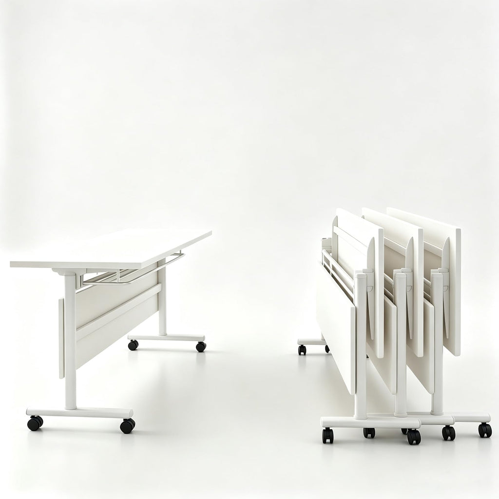 Folding Conference Table with Lock Casters K727484