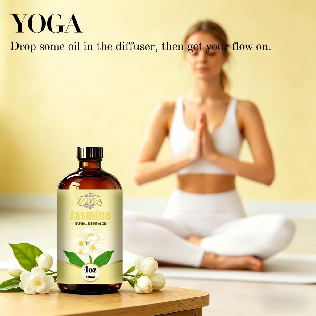 Jasmine&Lavender Essential Oil 4 Fl Oz+0.33 Fl Oz E2425