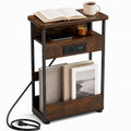 Narrow Side Table with Charging Station S1970