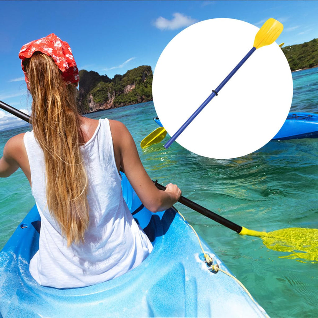 Detachable Plastic Boat Paddle with Aluminum Alloy Poles Q66201