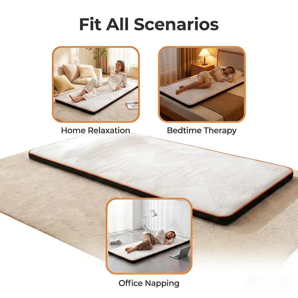 White Heated Full Body Massage Mat W423373