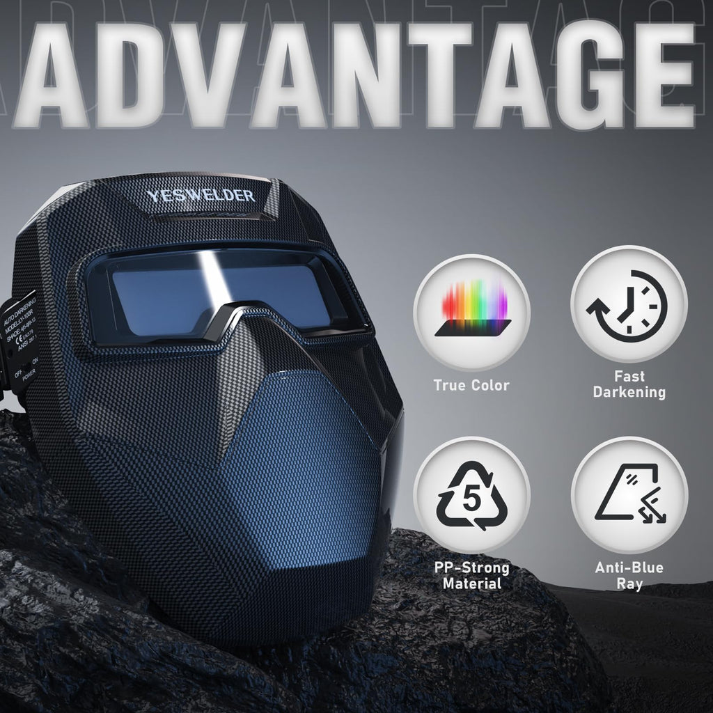 Auto-Darkening Welding Goggles with Mask W245