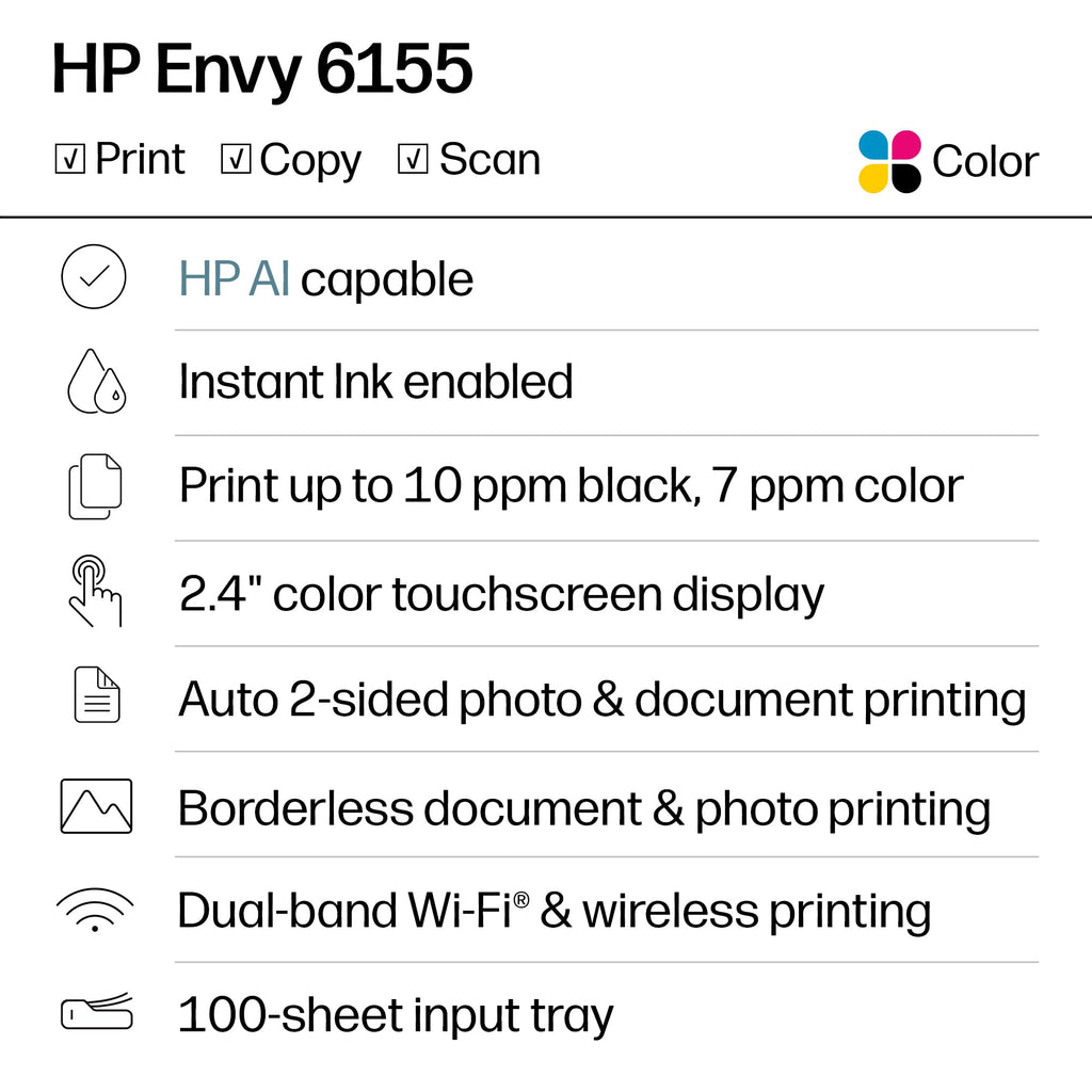 Wireless All-in-One Color Inkjet Printer E341750