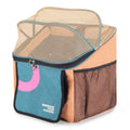 Expandable Soft-Sided Pet Bike Basket with Breathable Mesh W896