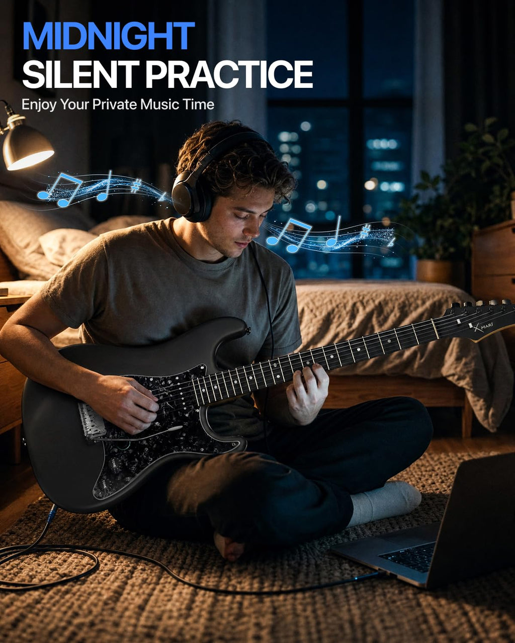 39" Smart Electric Guitar with Built-in 4 Effects A516245