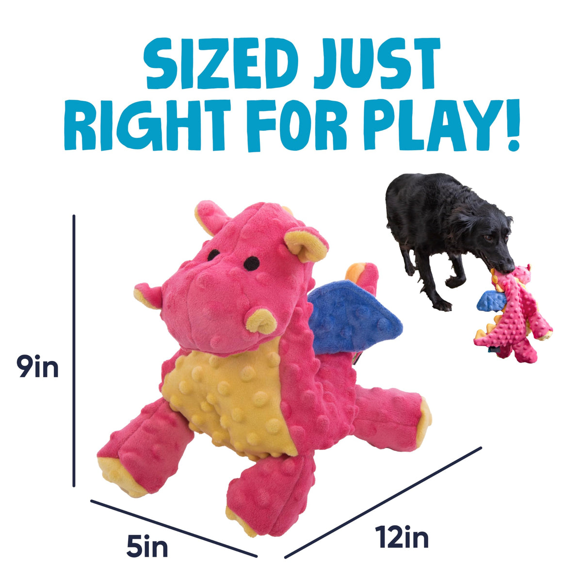 Plush Squeaky Dog Toy Large Y453