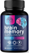Brain Health Supplement with Bacopa, Phosphatidylserine & DMAE - 60 Capsules O33343