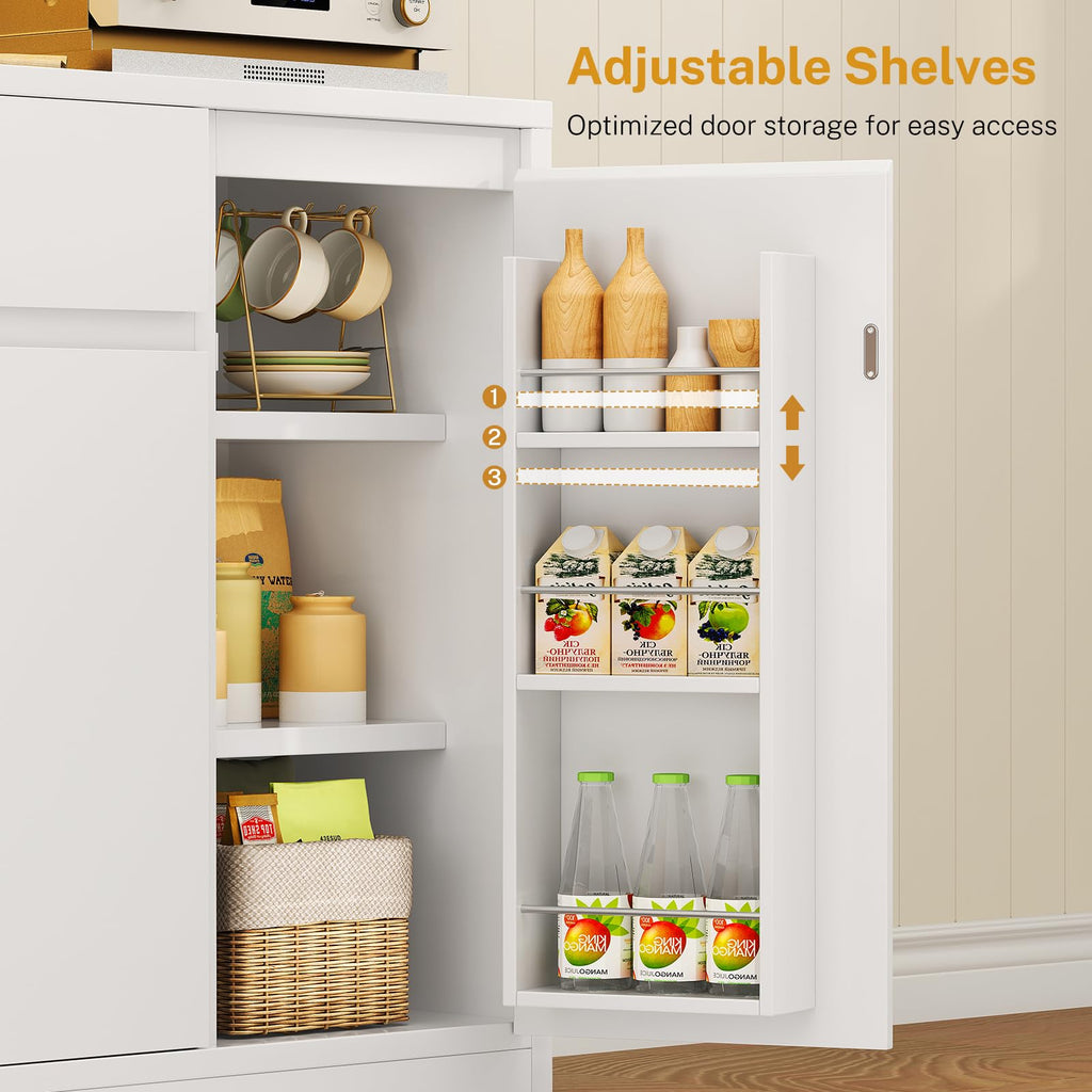 Pantry Cabinet with Charging Station C213981