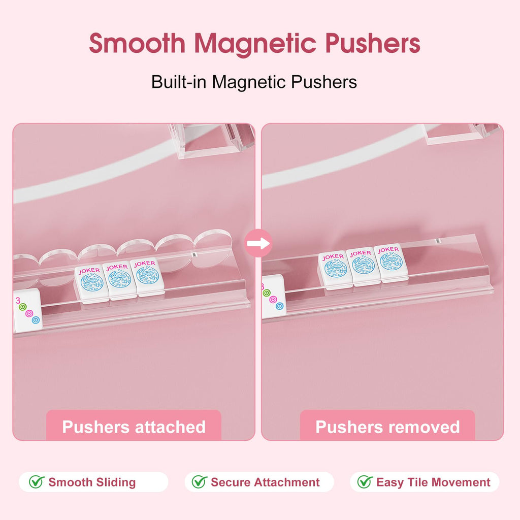 Mahjong Racks with Magnetic Pushers A733134
