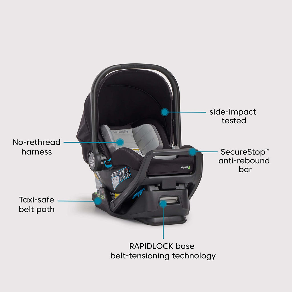 Convertible Stroller with Infant Car Seat Rich Black M632323