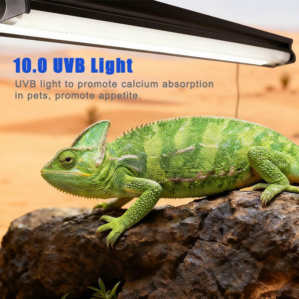 15W 10.0 UVB Reptile Light Fixture 18 Inch Q7812