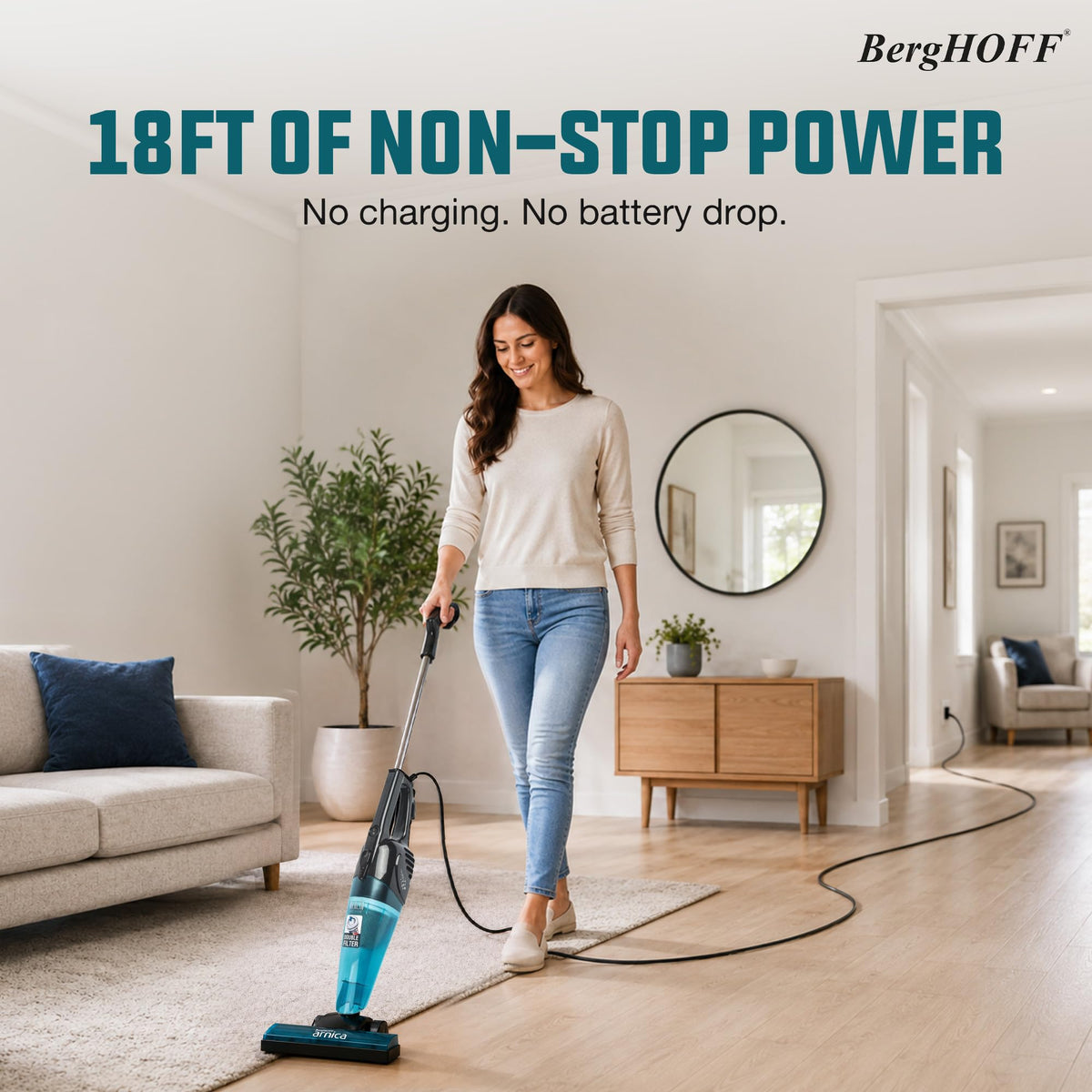 Blue Corded Stick Vacuum Y839627