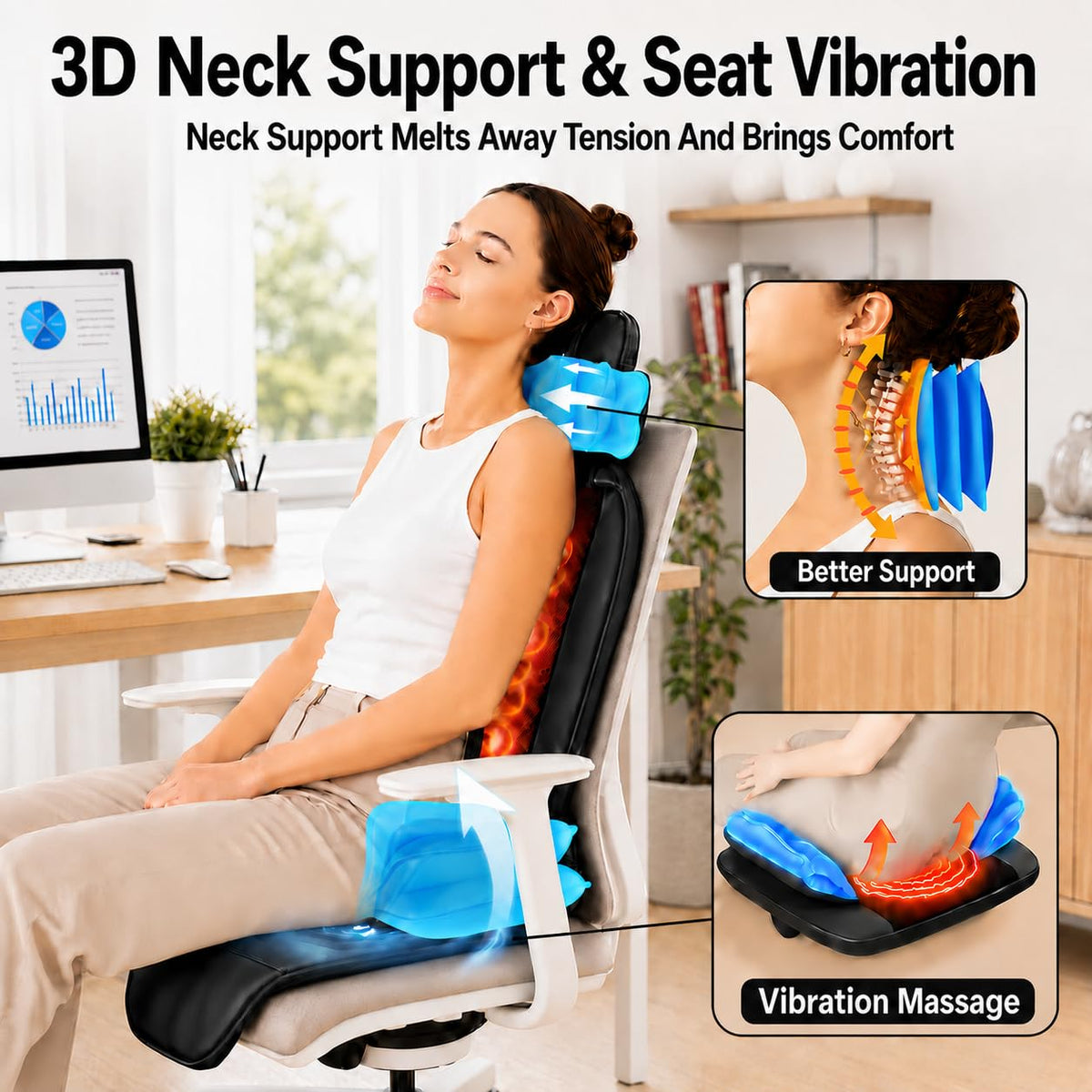 Shiatsu Back Massager with Heat E418