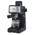 4-Shot Steam Espresso Cappuccino and Latte Maker with Stainless Steel Frothing Pitcher N26993