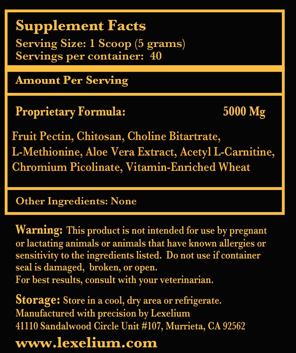 Weight Management Powder for Dogs and Cats V7695