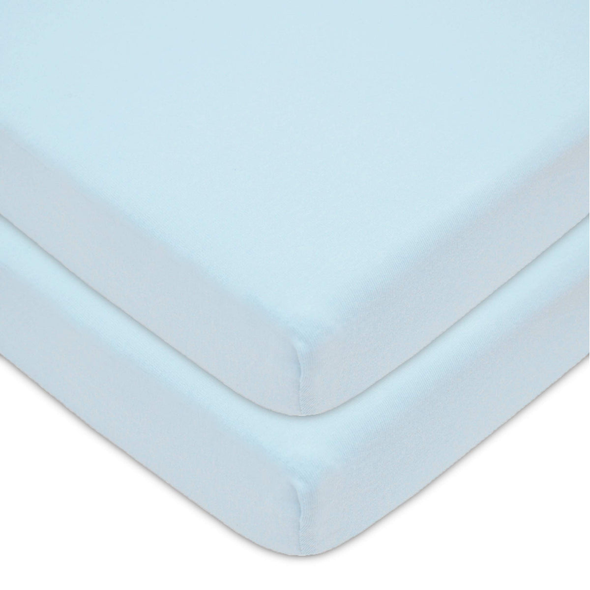 2 Pack Fitted Mini Crib Sheets 38x24" Blue O465453