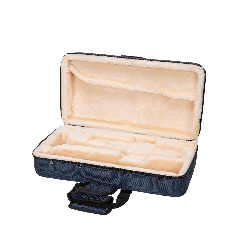 Lightweight Blue Trumpet Foam Case with Storage Pockets K8825
