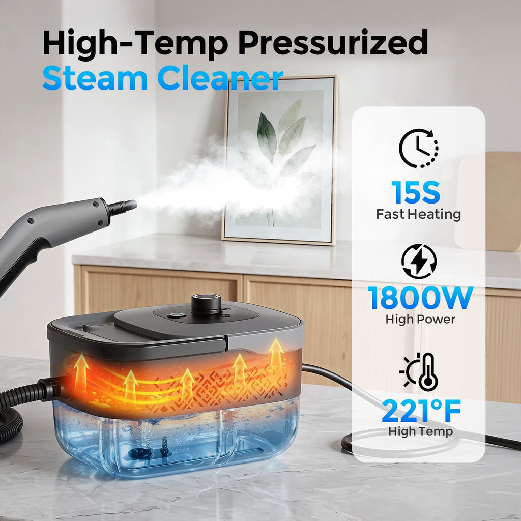 Portable 1800W Handheld Steam Cleaner Q22135