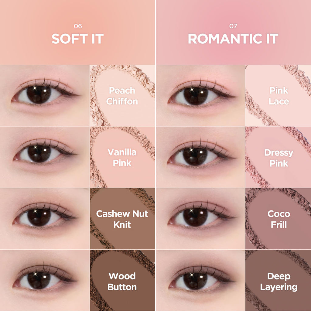 4-Shade Korean Eyeshadow Palette V601