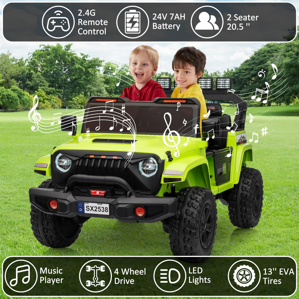 24V 2 Seaters Battery Powered Ride on Car A655996