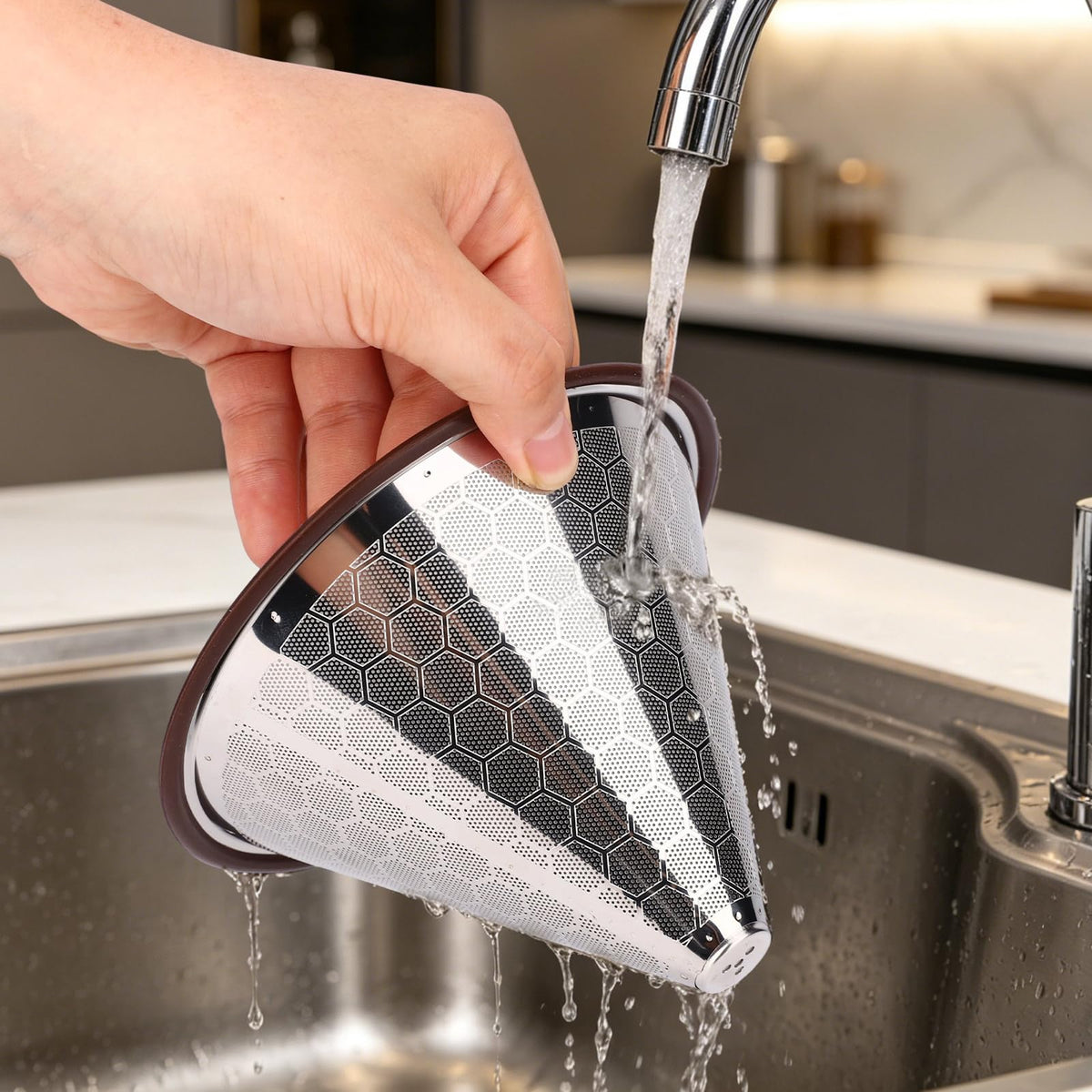 Reusable Stainless Steel Coffee Filter V771