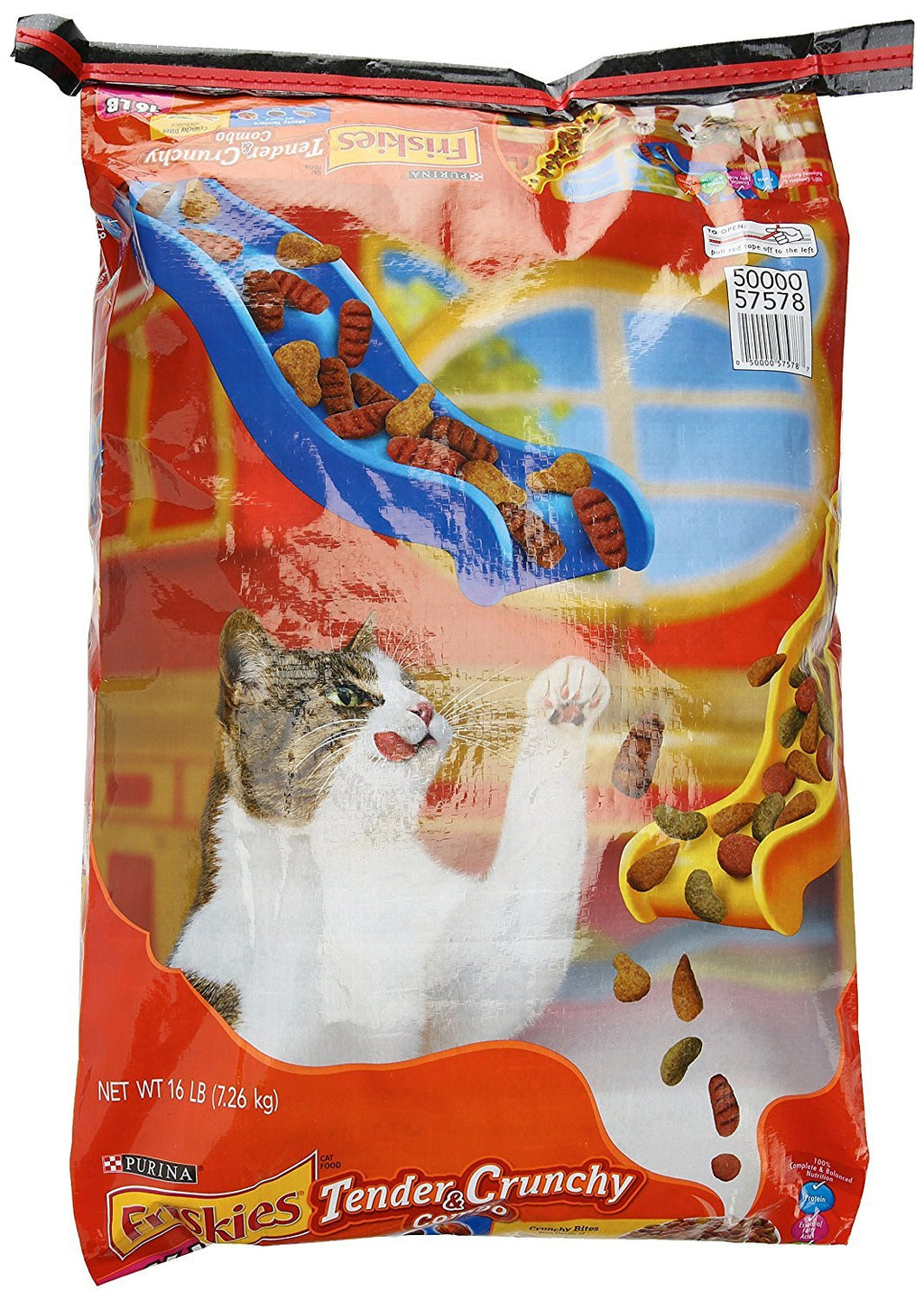 Dry Cat Food 16 Lb Bag U1566