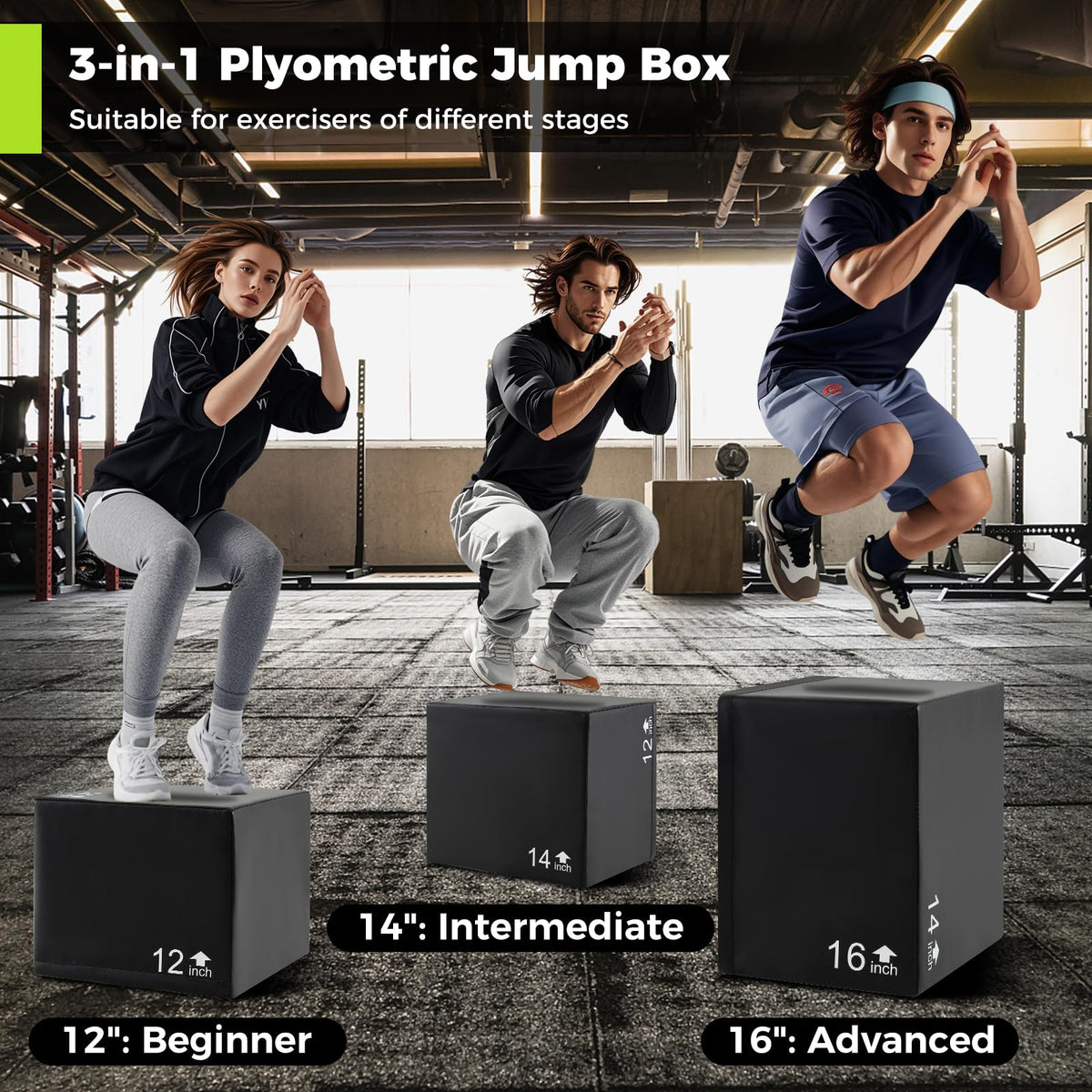 3 in 1 Plyometric Jump Box U333125