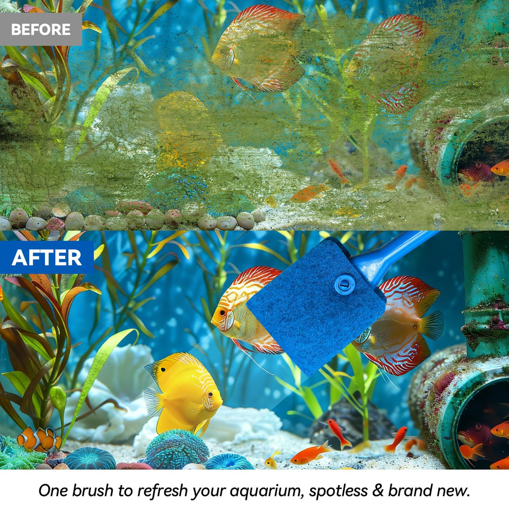 Double Sided Aquarium Cleaning Brush L4794