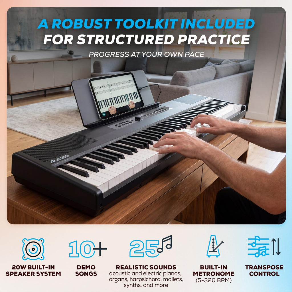 88-Key Weighted Digital Piano with Hammer Action E146884