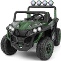 2 Seater 24V Battery Powered Ride on Car with Remote Control, Camouflage Green T91811