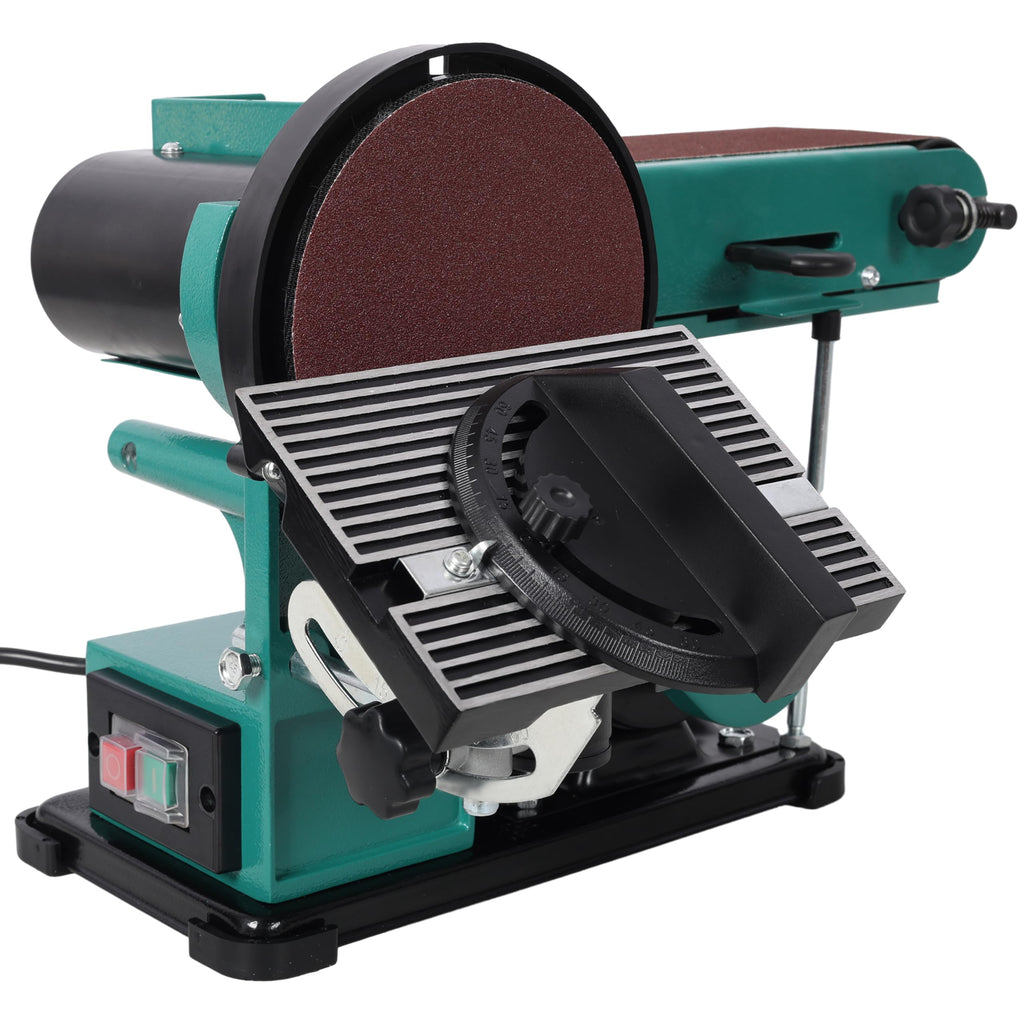 4 x 36 in. Belt Sander, 6" Disc Sander, 120V/60Hz Aluminum Worktable P879626