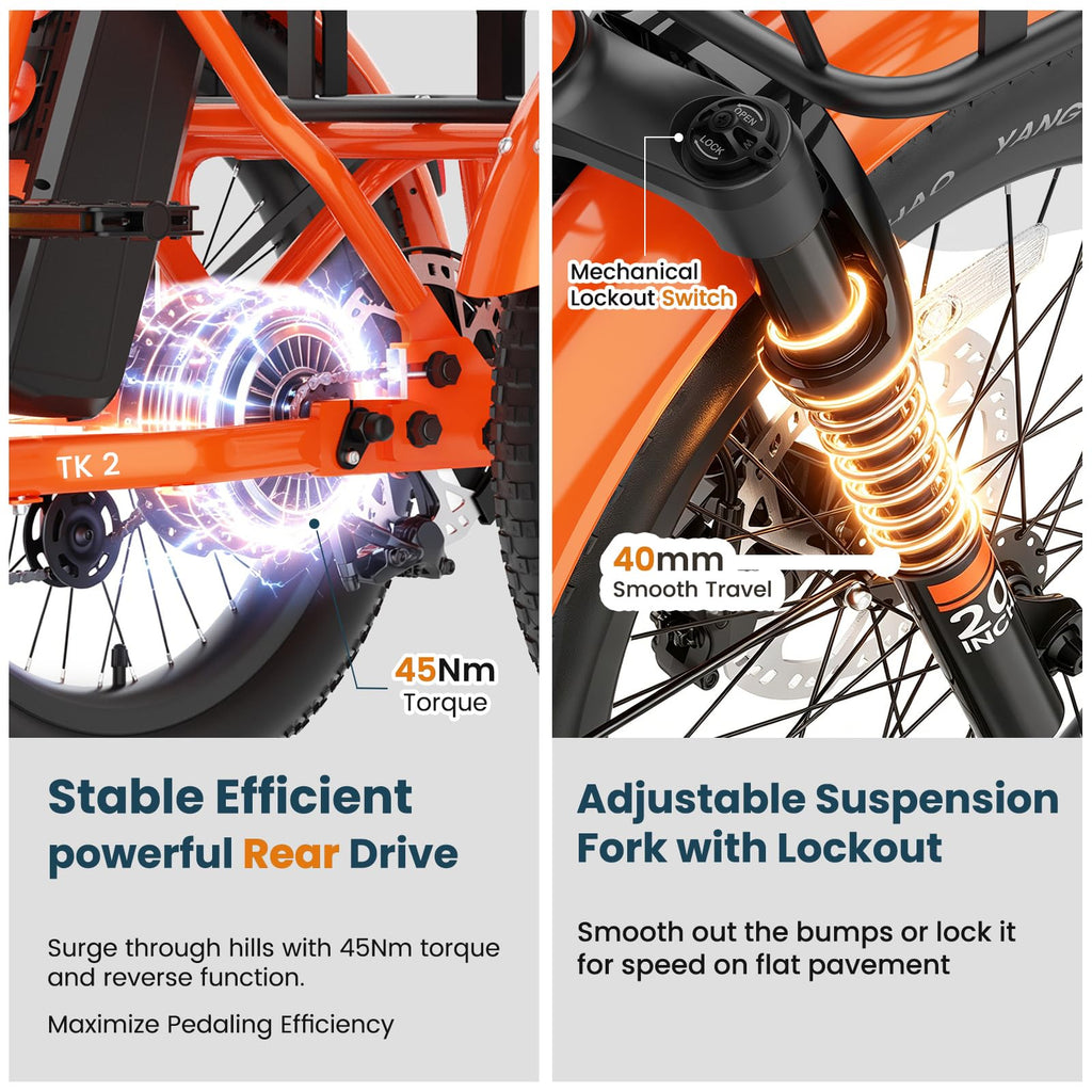 Fat Tire Folding Electric Tricycle K2709
