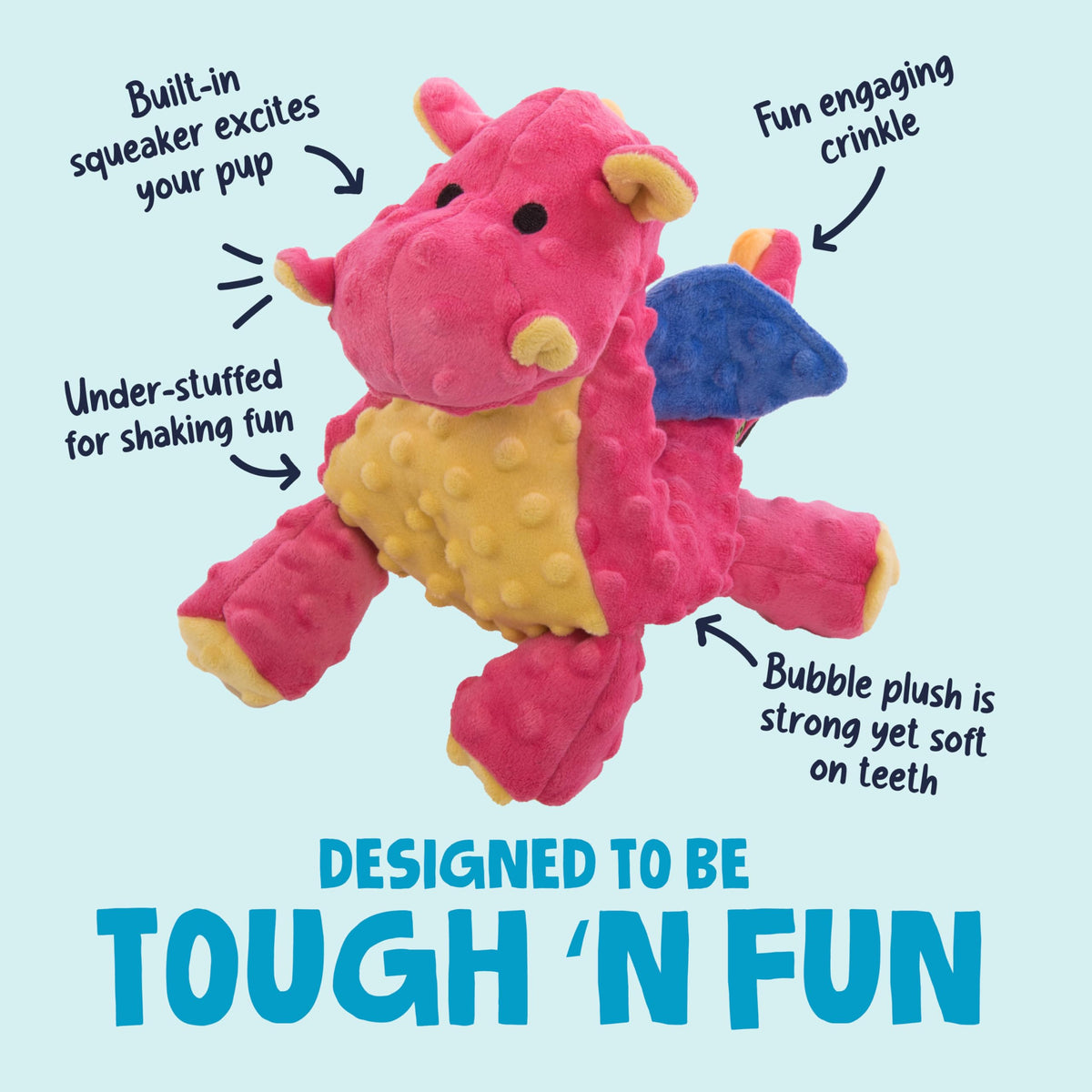Plush Squeaky Dog Toy Large Y453