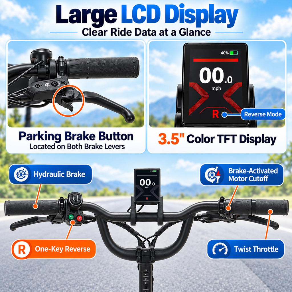 Fat Tire Folding Electric Tricycle K2709