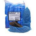 Waterproof Non-Slip Disposable CPE Boot Covers, Blue, 100 Pack M76735