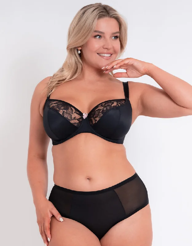 Curvy Kate Drama Queen Balcony Bra Black