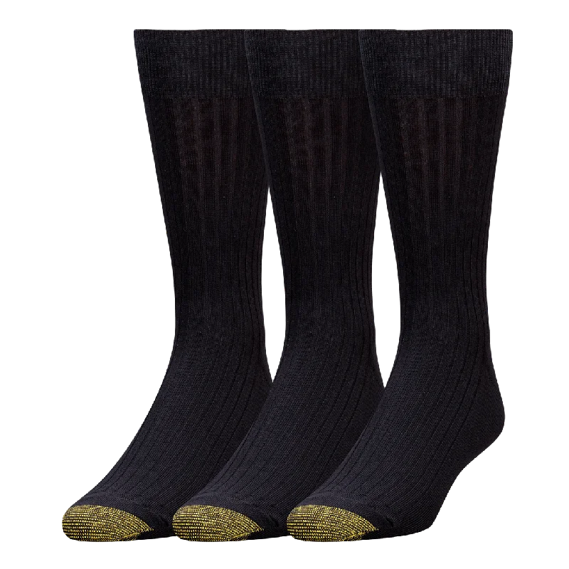 GOLD TOE 794S CANTERBURY COTTON CREW MEN'S SOCK 3 PACK