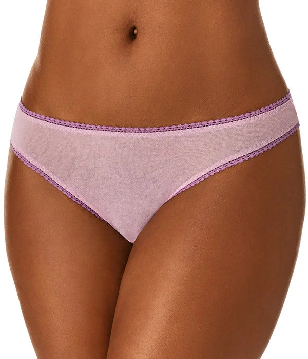 On Gossamer Mesh Hip Whisper Rose Pink G Thong Panty 3512